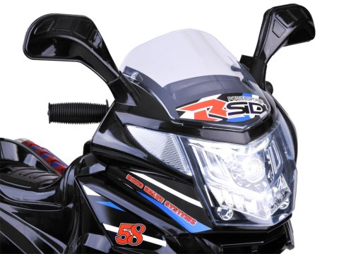 Motorek na akumulator kolorowe światła led PA0241 Motorek na akumulator kolorowe światła led PA0241