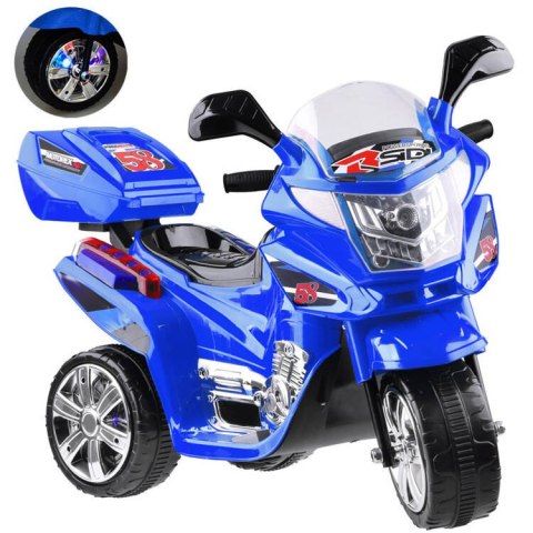 Motorek na akumulator kolorowe światła led PA0241 Motorek na akumulator kolorowe światła led PA0241