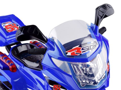 Motorek na akumulator kolorowe światła led PA0241 Motorek na akumulator kolorowe światła led PA0241