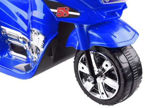 Motorek na akumulator kolorowe światła led PA0241 Motorek na akumulator kolorowe światła led PA0241
