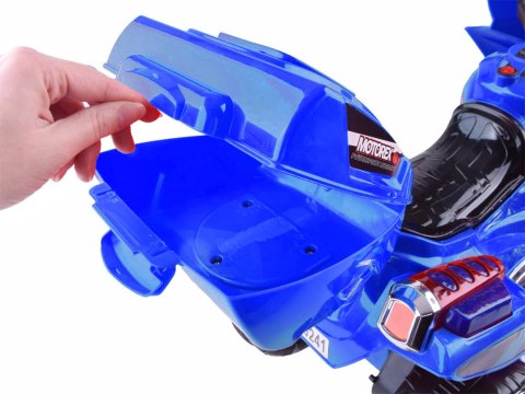 Motorek na akumulator kolorowe światła led PA0241 Motorek na akumulator kolorowe światła led PA0241