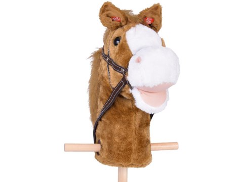 Hobby Horse Koń na patyku Dźwięk galopu i rżenia + ruchomy pysk ZA5442 Hobby Horse Koń na patyku Dźwięk galopu i rżenia + ruchomy pysk ZA5442