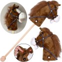 Hobby Horse Koń na patyku Dźwięk galopu i rżenia + ruchomy pysk ZA5442 Hobby Horse Koń na patyku Dźwięk galopu i rżenia + ruchomy pysk ZA5442