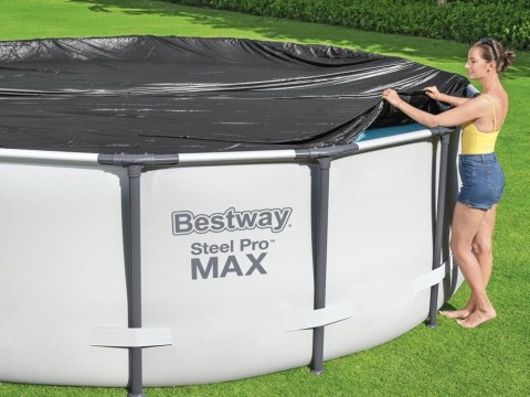 Bestway pokrywa na basen stelażowy 305cm 58036 Bestway pokrywa na basen stelażowy 305cm 58036